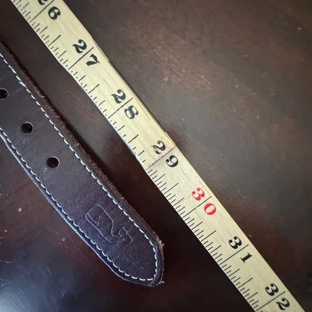 Vineyard Vines Boys' Classic Stripe Canvas Club Belt Blue White Size 24